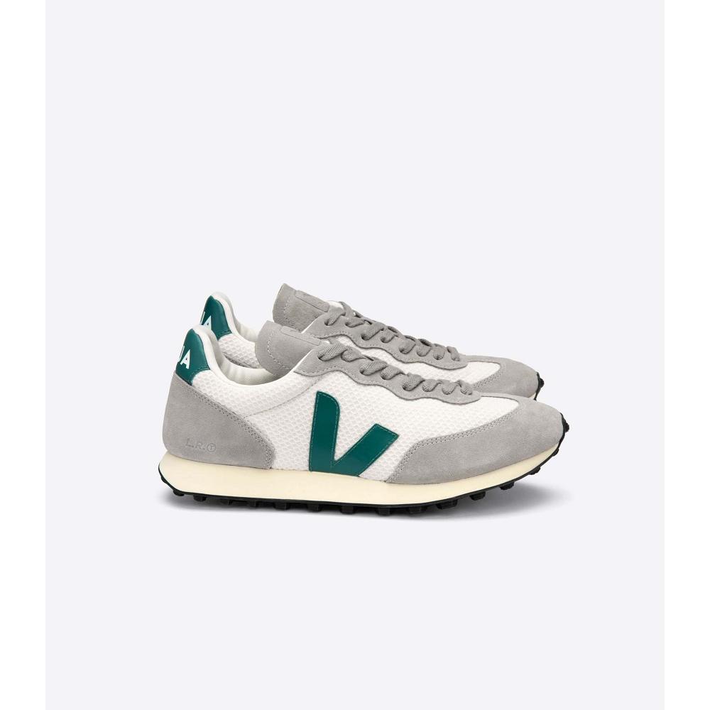 Veja RIO BRANCO HEXAMESH Bezecke Topanky Damske Grey/Green | SK 429MQZ